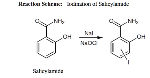 Solved Iodination Of Salicylamide Worksheet Information Reaction