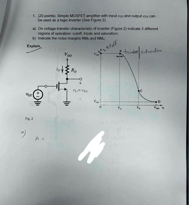 Video Solution Points Simple Mosfet Amplifier With Input Vas