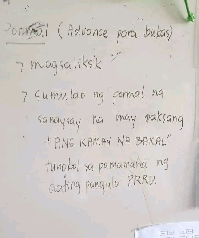 Porm Al Advance Para Bukas Magsa Liksik Sumulat Ng Pormal Na