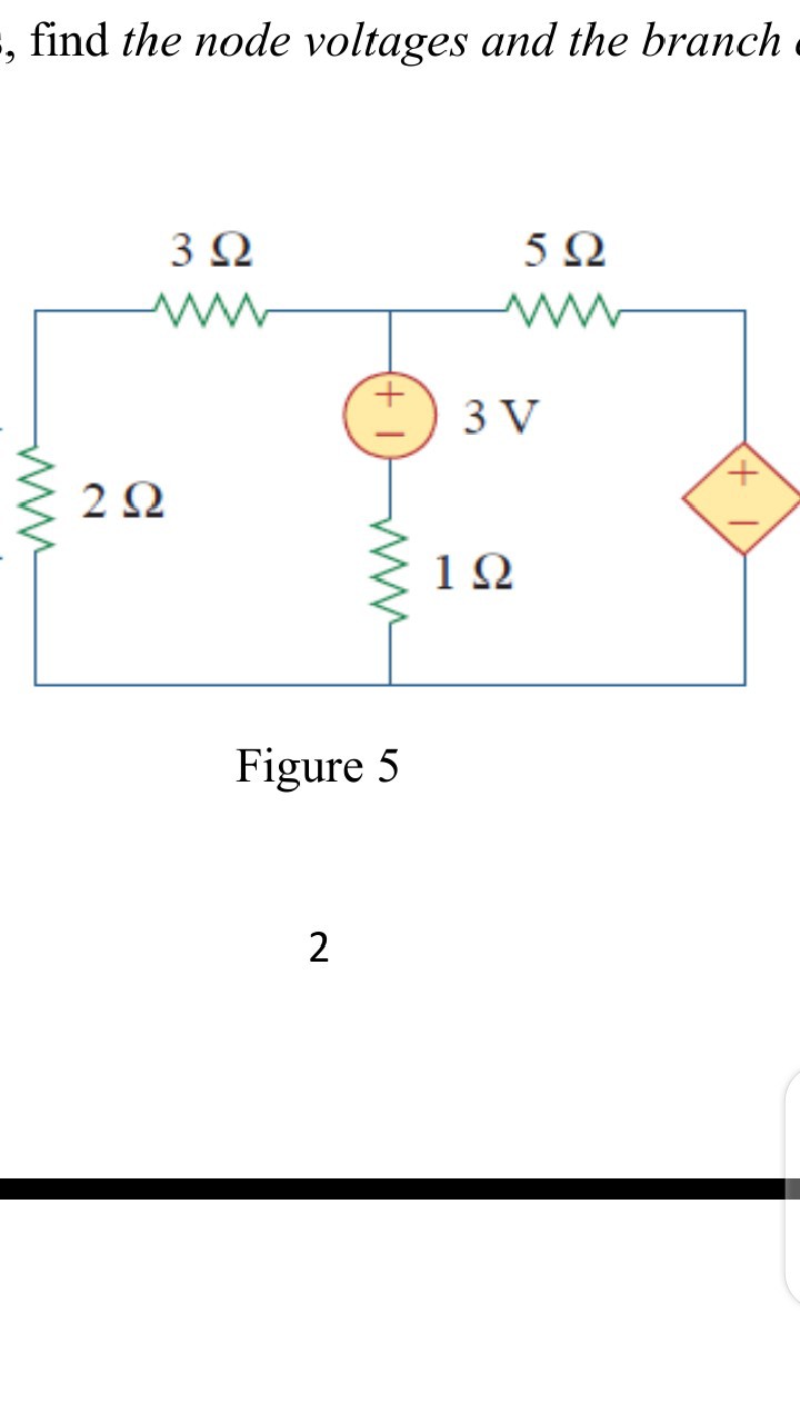 Solved Find The Node Voltages And The Branch Figure