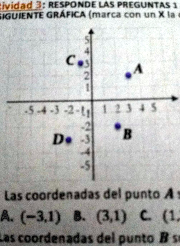 SOLVED Ayudenme A DECIFRAR LAS Coordenadas Ividad 2 RESPOnDE LAS