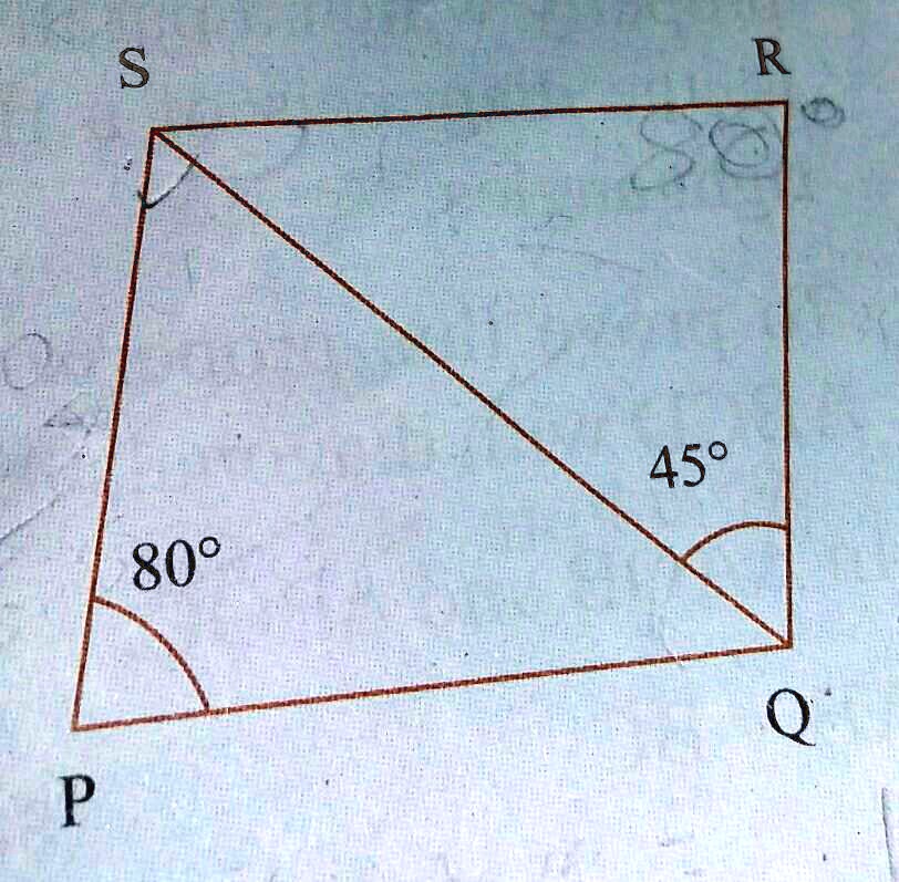 Solved In The Given Figure Pqrs Is A Parallelogram With Angle Spq