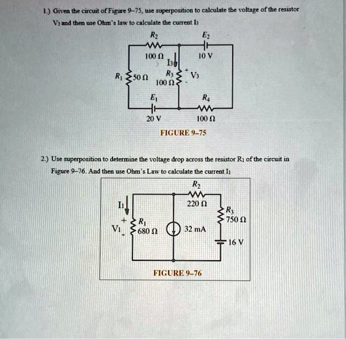 Solved Given The Circuit Of Figure Use Superposition To