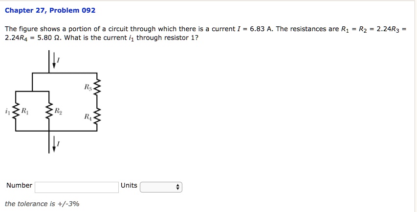 SOLVED The Figure Shows A Portion Of A Circuit Through Which There Is