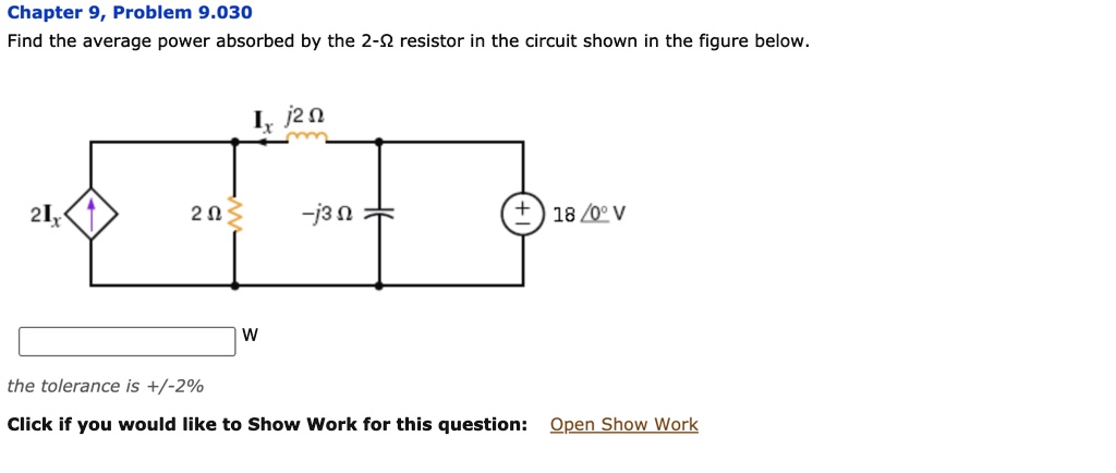 Solved Chapter Problem Find The Average Power Absorbed By The