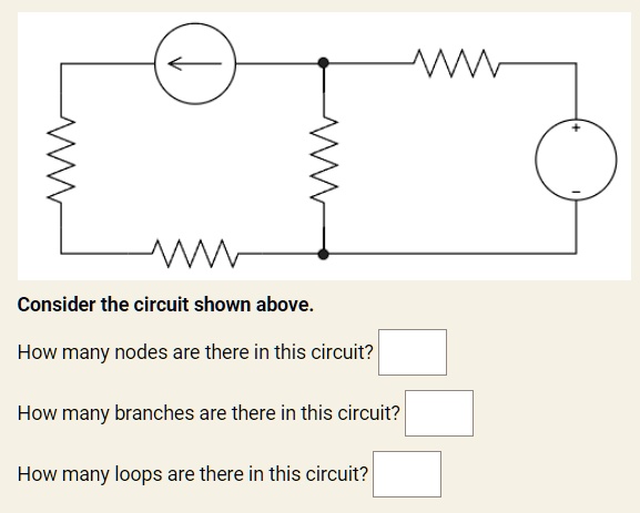 SOLVED Consider The Circuit Shown Above How Many Nodes Are There In