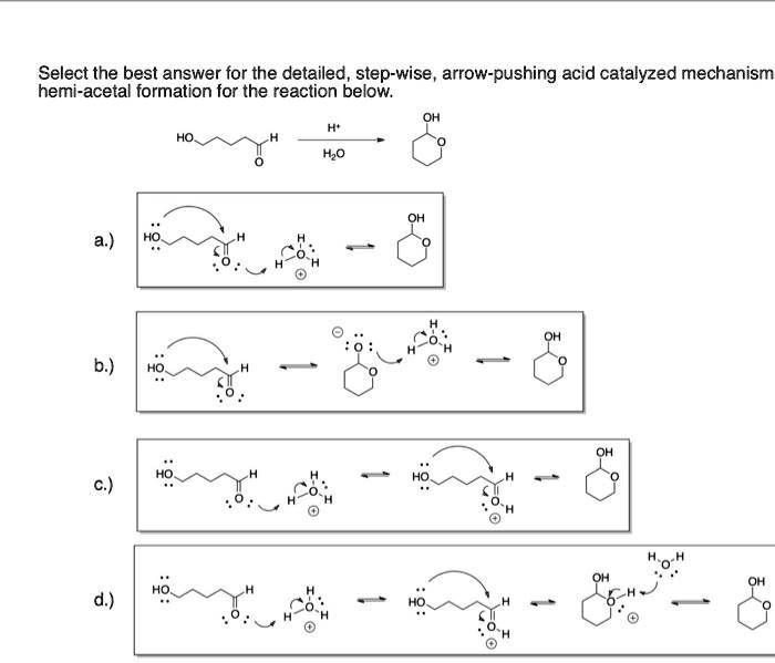 Solved Select The Best Answer For The Detailed Step Wise Arrow