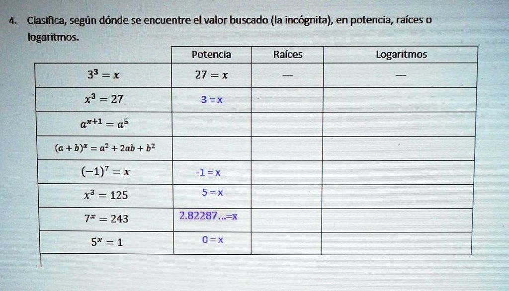 SOLVED Quien Me Puede Ayudar En Esto Porfa No Entiendo Nda Clasifica