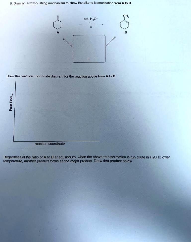 SOLVED Draw An Arrow Pushing Mechanism To Show The Alkene