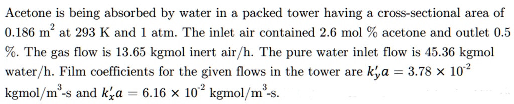 Solved Calculate A Tower Height Using K Xa B K Xa And The Tower