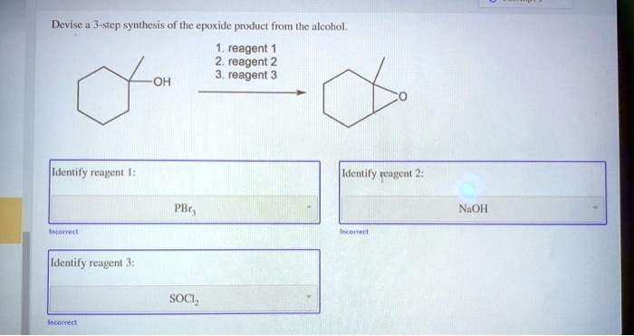 Solved Devise A Step Synthesis Of The Epoxy Propanol From The