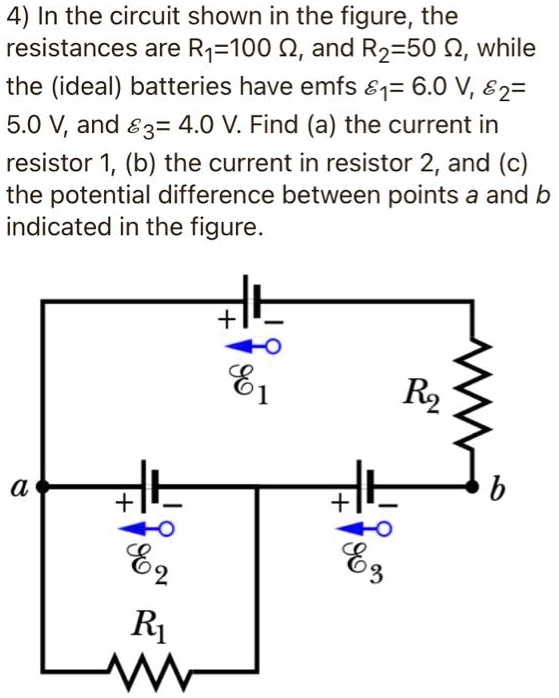 Solved In The Circuit Shown In The Figure The Resistances Are R