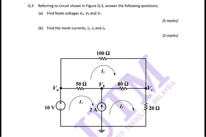 Solved Text Referring To The Circuit Shown In Figure Q Answer The