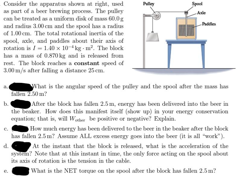 SOLVED Consider The Apparatus Shown At Right Used As Part Of A Beer