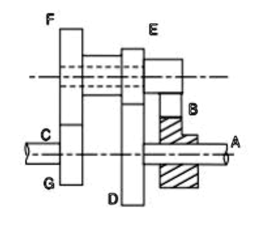 Solved In An Epicyclic Gear Train Shown In Figure Has Fixed Wheel D