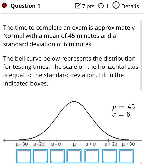 Solved The Time To Complete An Exam Is Approximately Normally