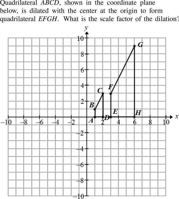 Solved What Is The Scale Factor Of The Dilation Answers A B C