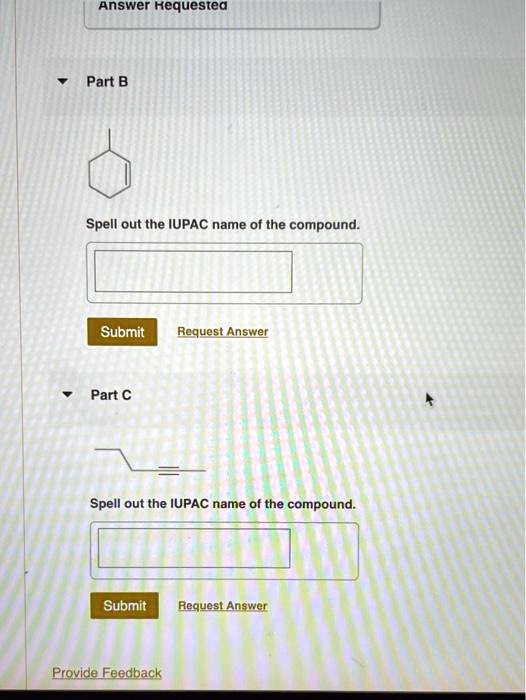 Solved Give The Iupac Name Answer Heptane Part B Spell Out The Iupac