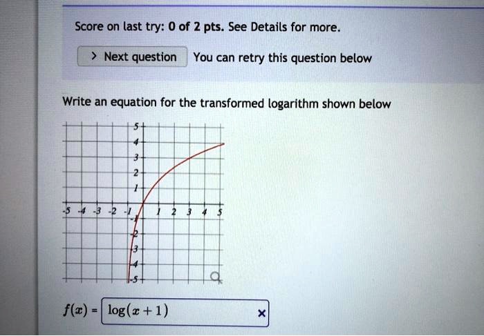 Solved Score On Last Try Of Pts See Details For More Next