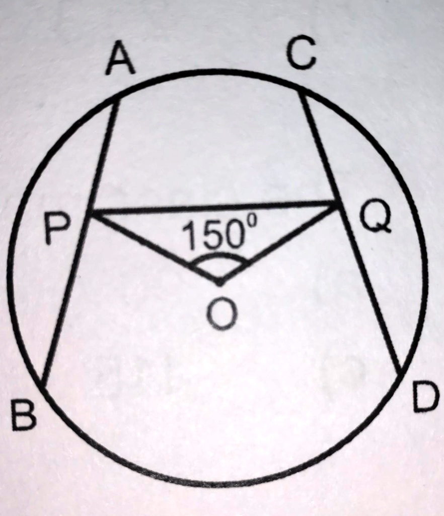 Solved In Fig Ab And Cd Are Two Equal Chords Ofa Circle With Centre