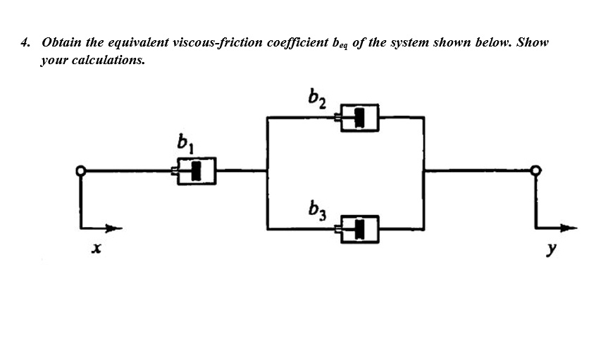 SOLVED Obtain The Equivalent Viscous Friction Coefficient Beq For The