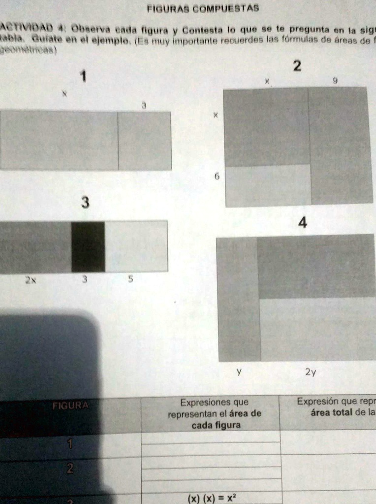 Solved Figuras Compuestas Actividad Observa Cada Figura Y Contesta