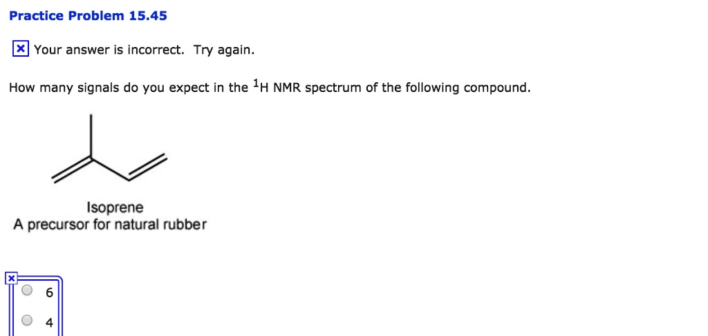 Practice Problem 15 45 Your Answer Is Incorrect Try Again How Many