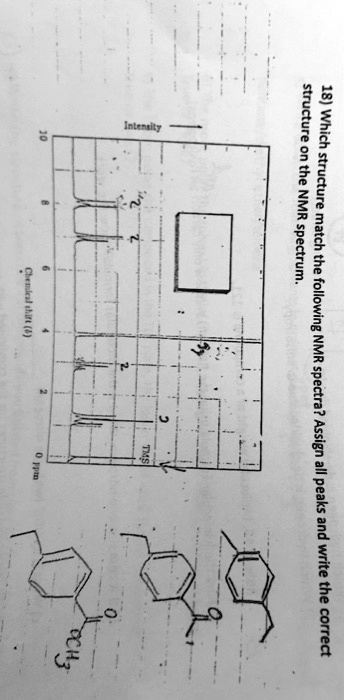 Solved Which Structure On The Nmr Structure Spectrum Matches The