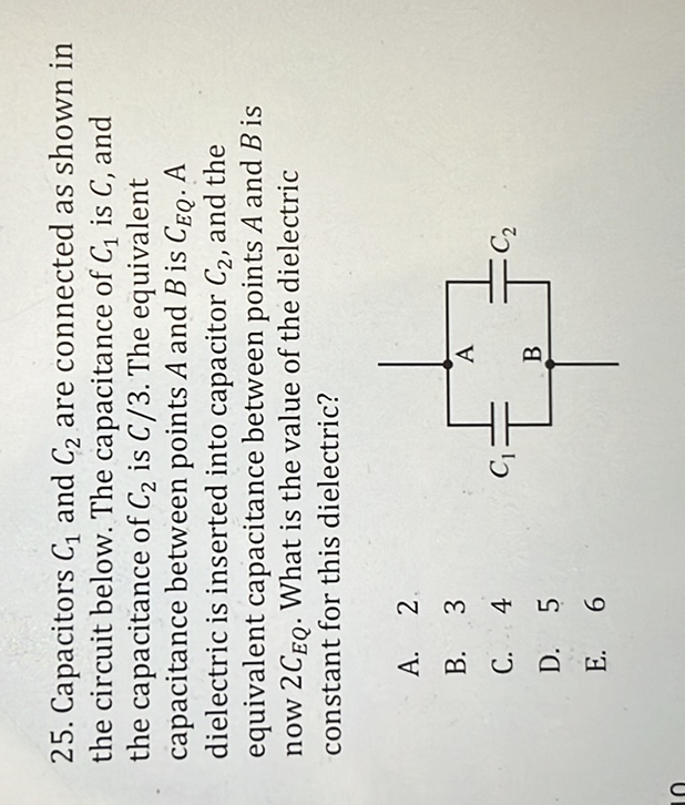 Solved Capacitors C And C Are Connected As Shown In The Circuit