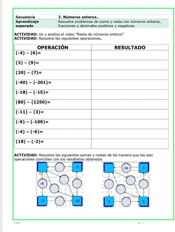 Ayuda Porfavor Es Para Hoy Secuencia Aprendizaje Esperado Numeros