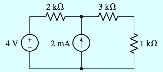 SOLVED A Determine The Thevenin Equivalent Circuit Of The Network