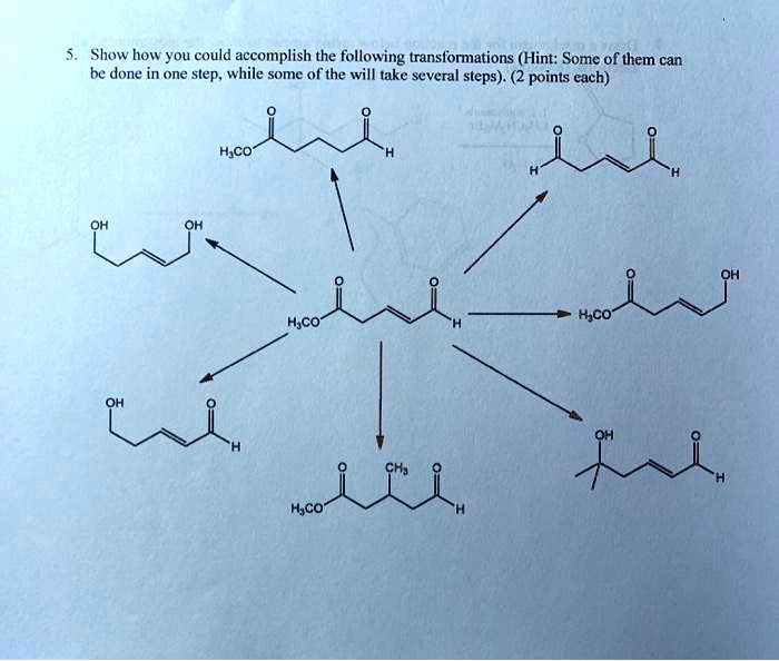 Solved Show How You Could Accomplish The Following Transformations