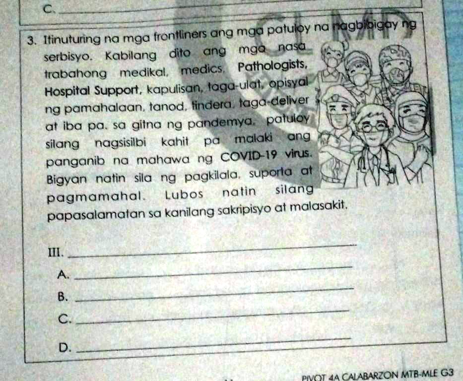 Solved Gawain Pagkatuto Bilang Basahin Ang Mga Sumusunod Na Mga