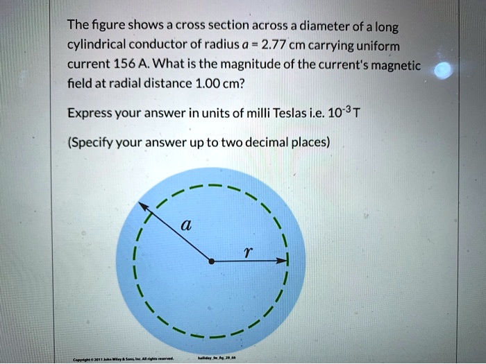 The Figure Shows A Cross Section Across A Diameter Of Solvedlib