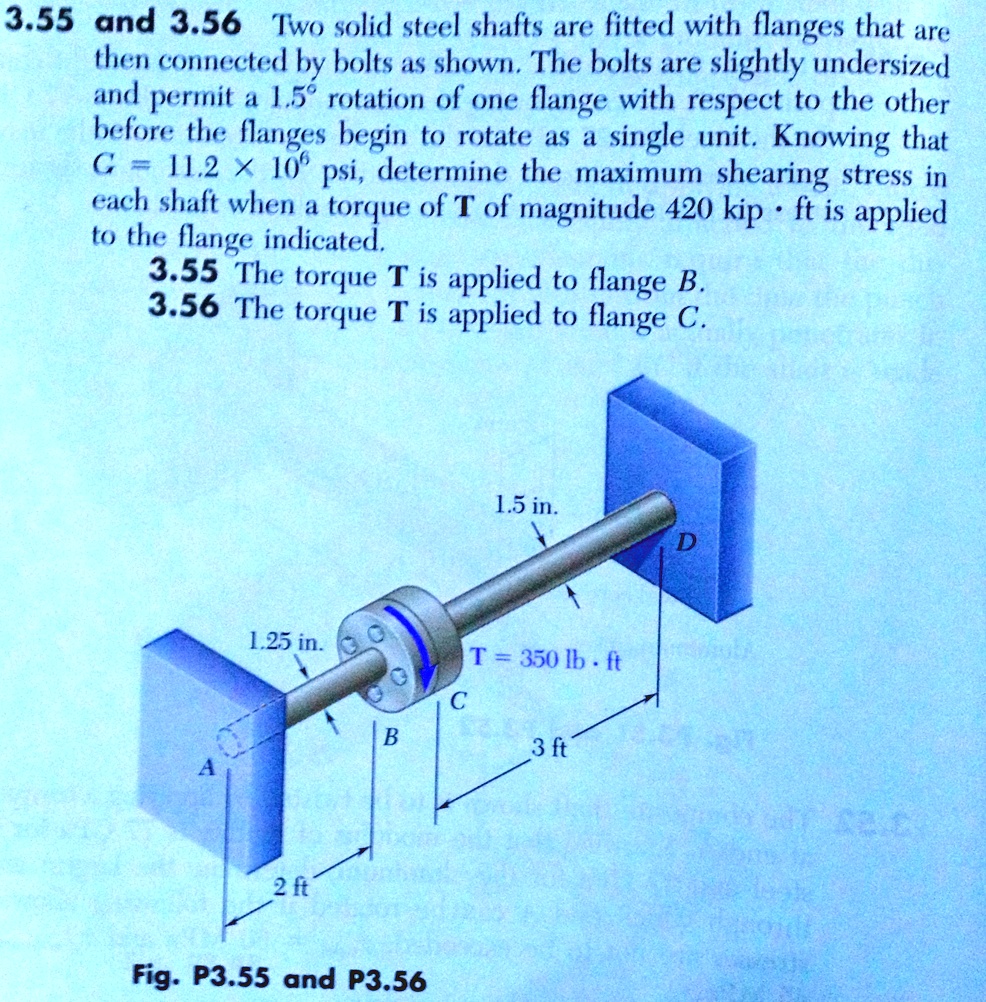 SOLVED A Torque Of Magnitude T 1000 N M Is Applied At D As Shown