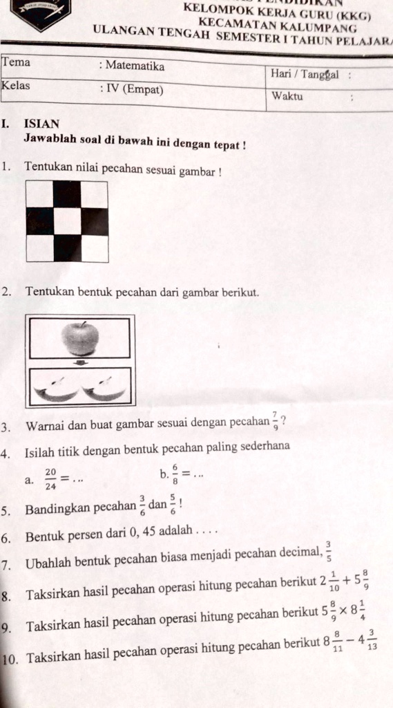 Solved Jawablah Soal Di Bawah Ini Dengan Tepat Tentukan Nilai