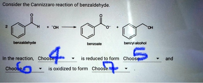 Solved Consider The Cannizzaro Reaction Of Benzaldehyde Benzaldehyde