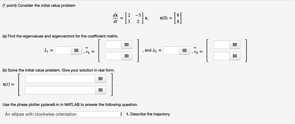 Solved Point Consider The Initial Value Problem X O A Find The