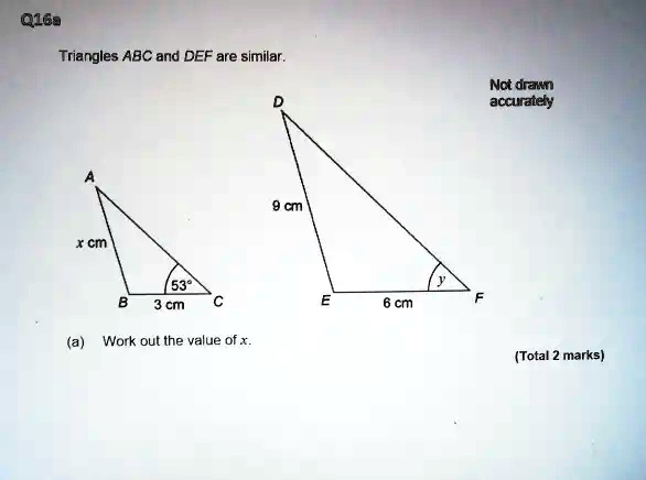 SOLVED 0162 Triangles ABC And DEF Are Similar Nct Dram Accurately 9