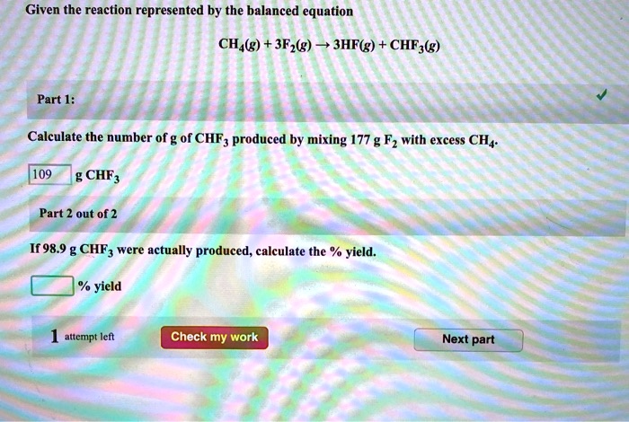 SOLVED Given The Reaction Represented By The Balanced Equation CH4 G