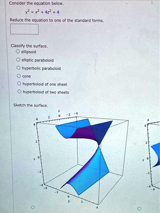 Solved Consider The Equation Below Y X Reduce The Equation To