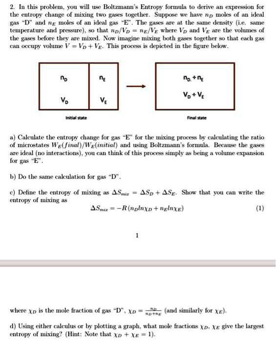 VIDEO Solution In This Problem You Will Use Boltzmann S Entropy