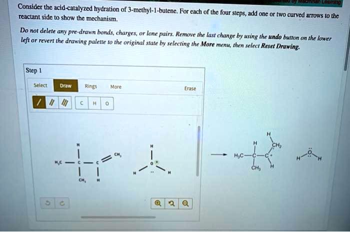 Solved Consider The Acid Catalyzed Hydration Of Methyl Butene For