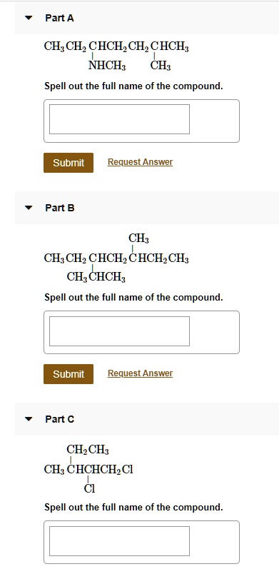 Solved Part A Ch Ch Chch Ch Chch Nhch Ch Spell Out The Full Name