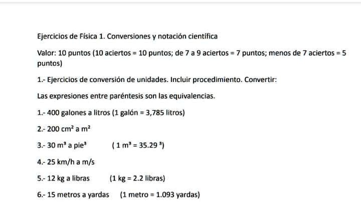 SOLVED 400 Galones A Litros 1 Galon 3 785 Litros Ejercicios De