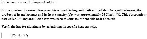 Solved Enter Tonr Answer In The Provided Box In The Nineteenth Century