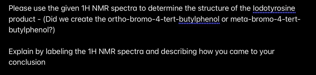 SOLVED Please Use The Given 1H NMR Spectra To Determine The Structure