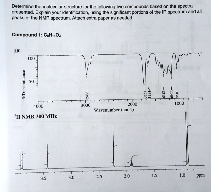 Solved Determine The Molecular Structure For The Following Two