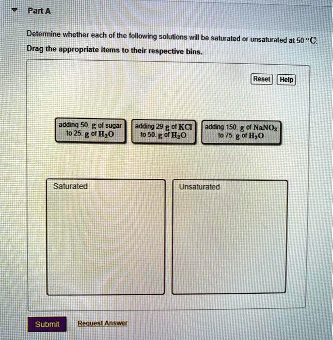 SOLVED Par A Determine Whether Each Of The Following Solutions Will Be