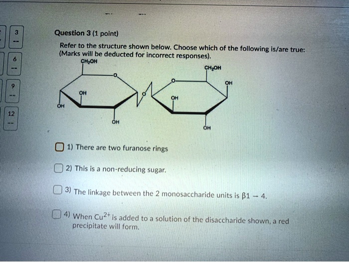 Question Point Refer To The Structure Shown Below Choose Which